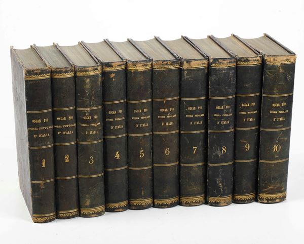 Oscar Pio, Storia popolare d’Italia, Milano, 1870