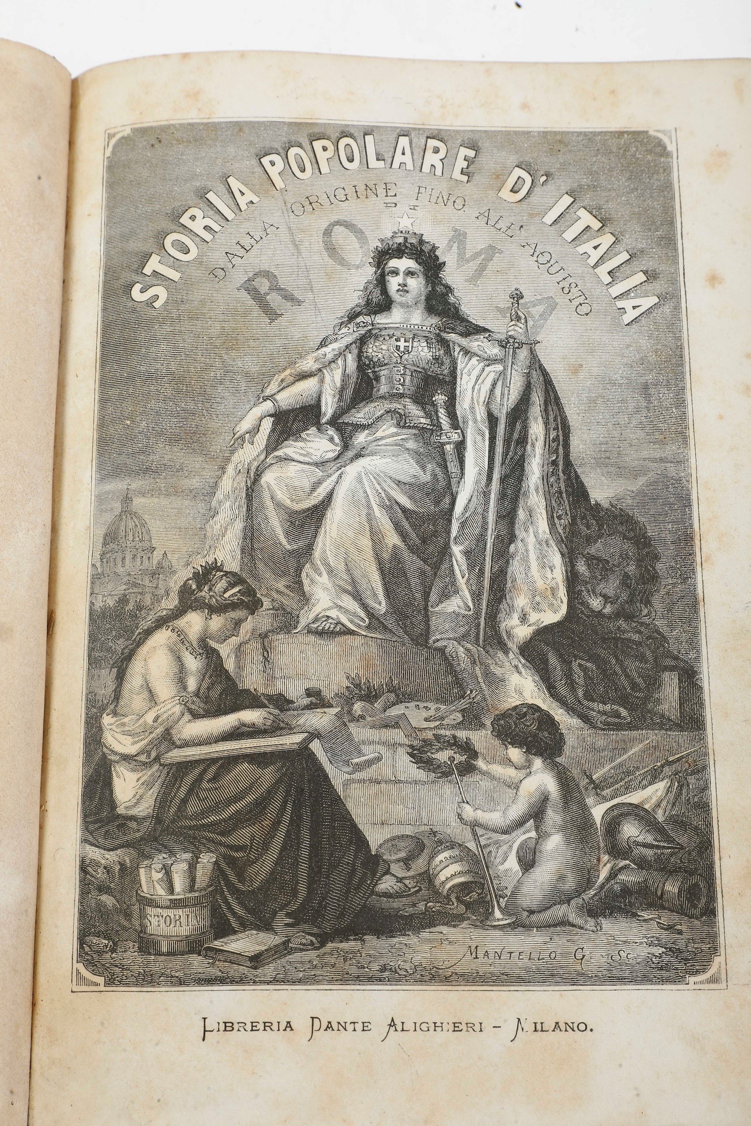 Oscar Pio, Storia Popolare D’italia, Milano, 1870