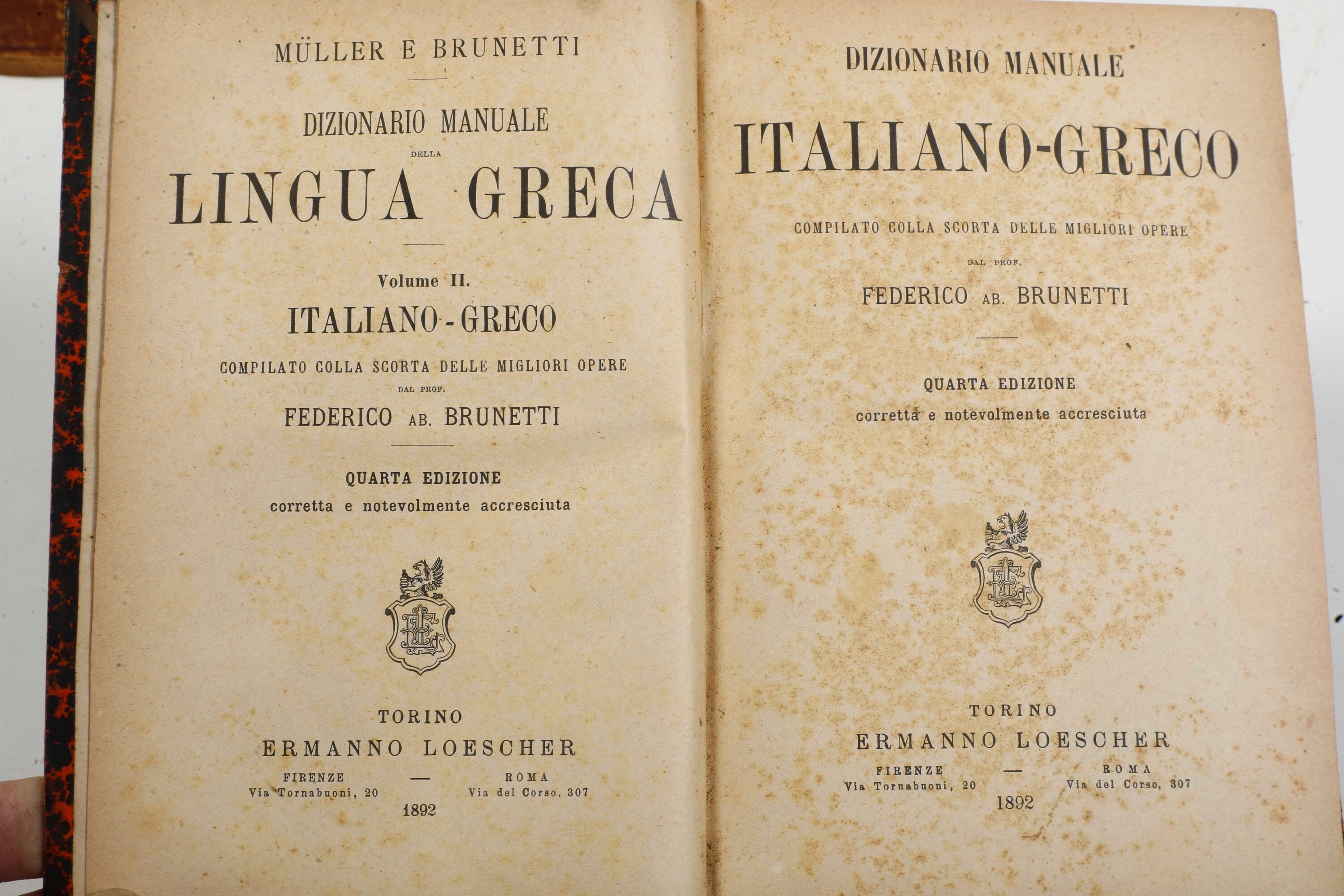 Miscellanea di Volumi per lo Più Spaiati, con Rilegature del Secolo XIX.