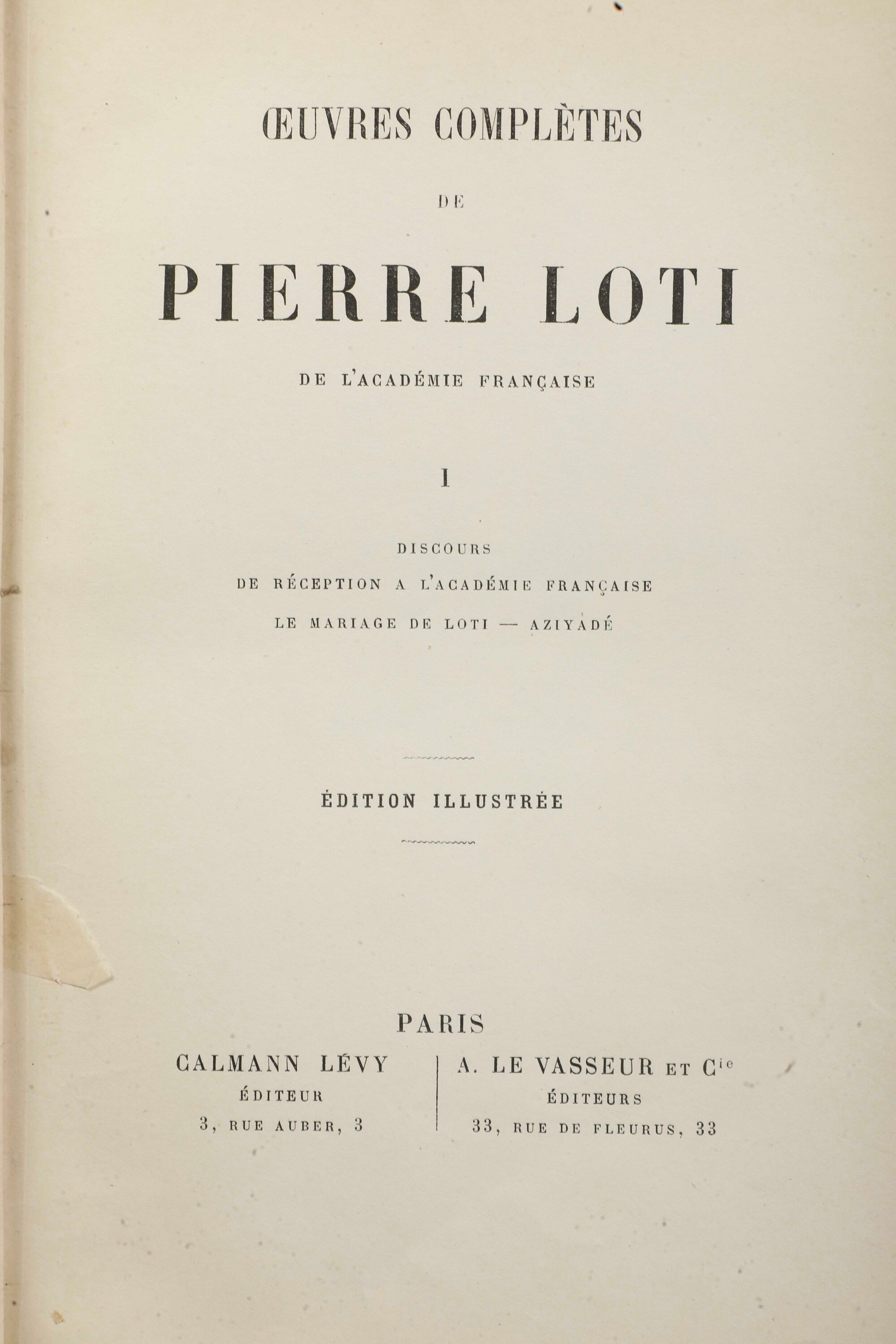 Ouvres Completes De Pierre Loti