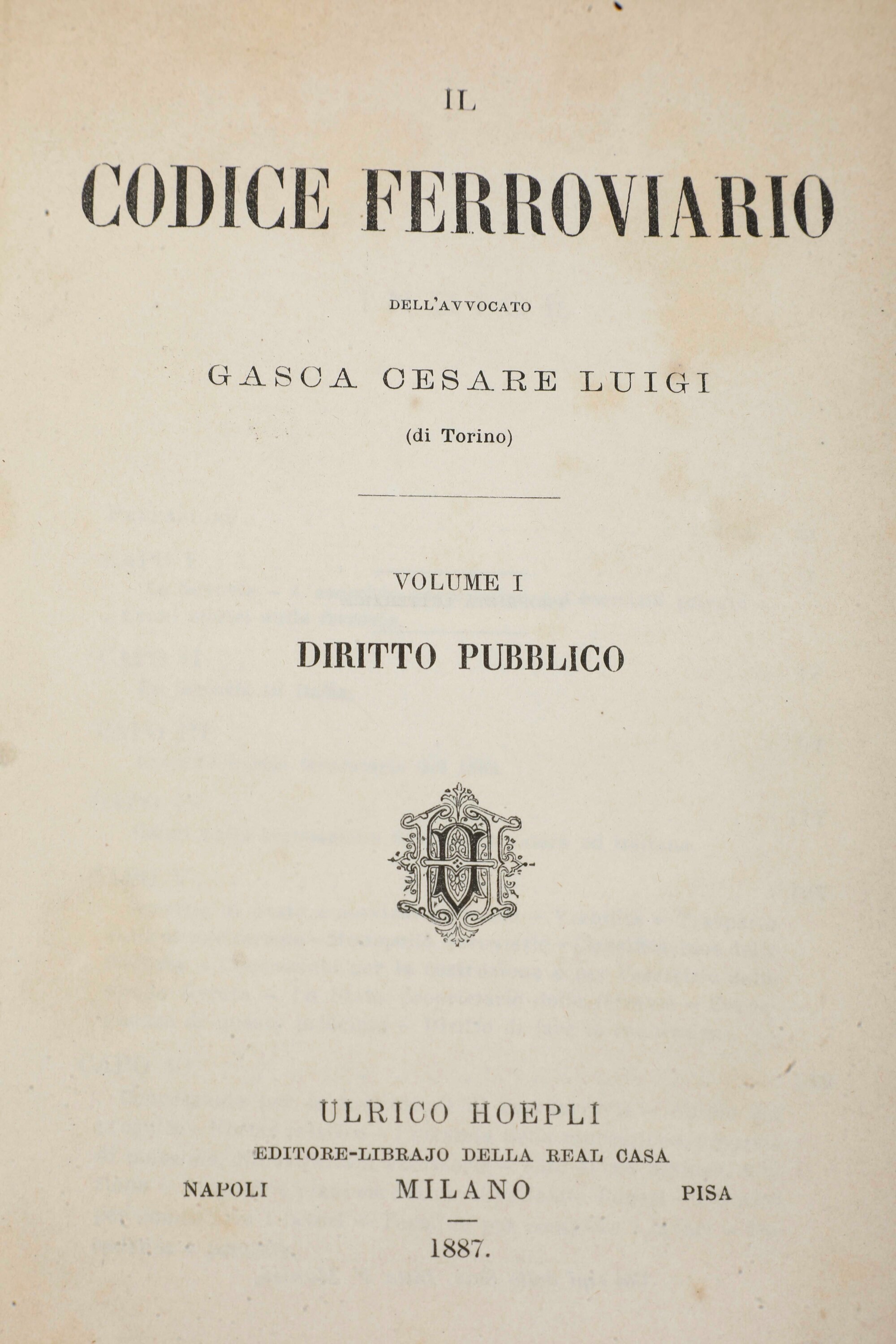 Miscellanea di Volumi per lo Più Spaiati, con Rilegature del Secolo XIX.