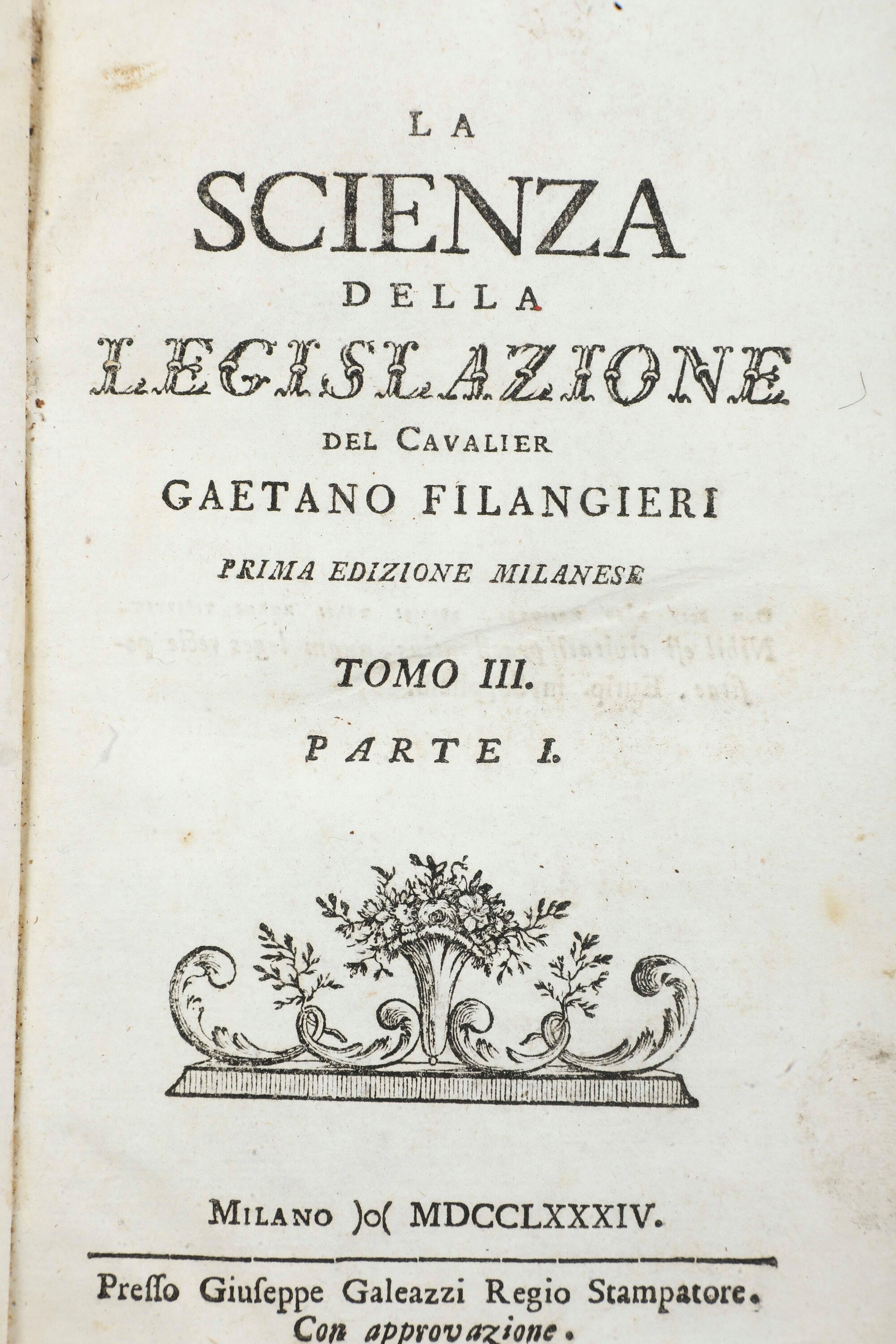 Miscellanea di Volumi per lo Più Spaiati, con Rilegature del Secolo XIX.