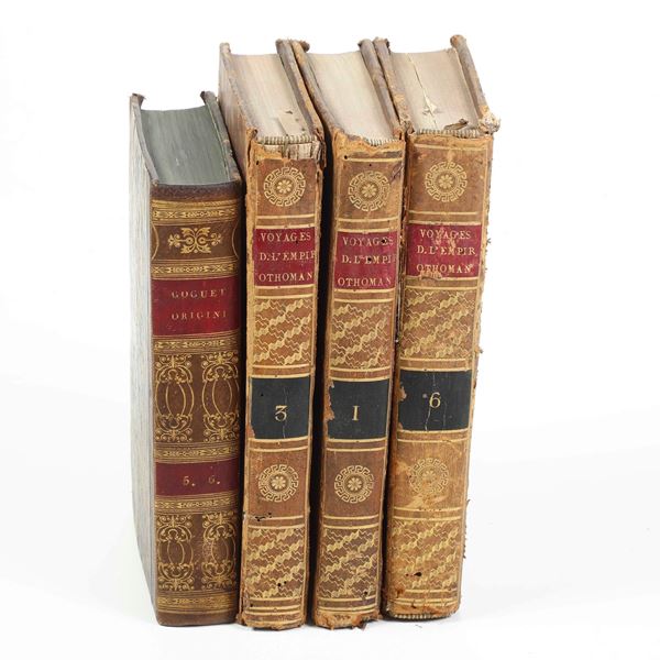 Miscellanea di volumi per lo più spaiati, con rilegature del secolo XIX. 