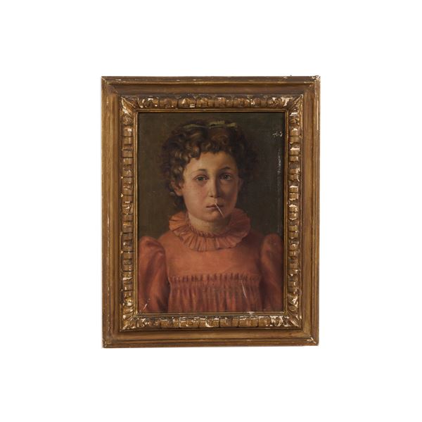 Scuola del XIX secolo Ritratto di ragazza