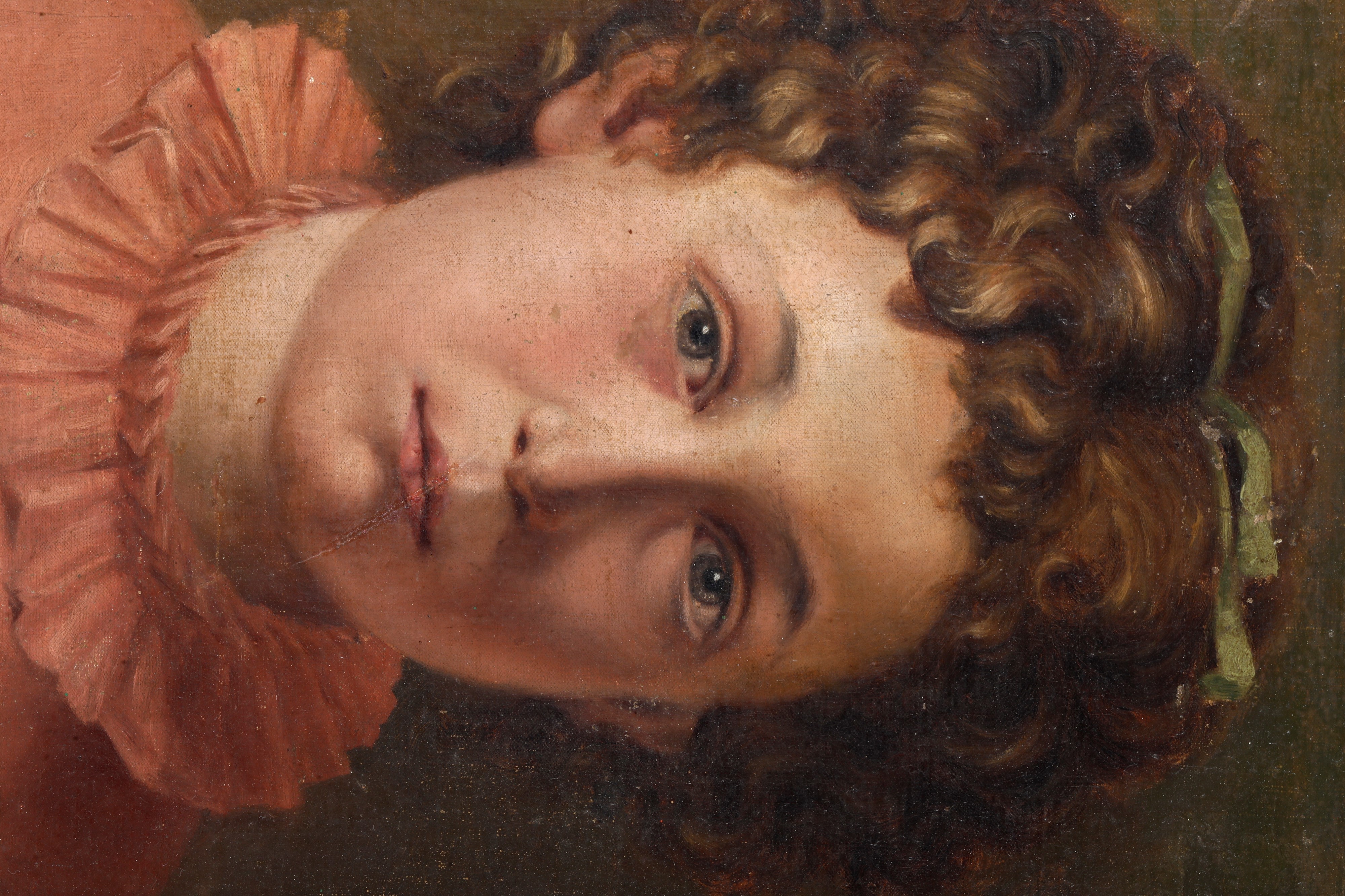 Scuola del XIX secolo, Ritratto di ragazza