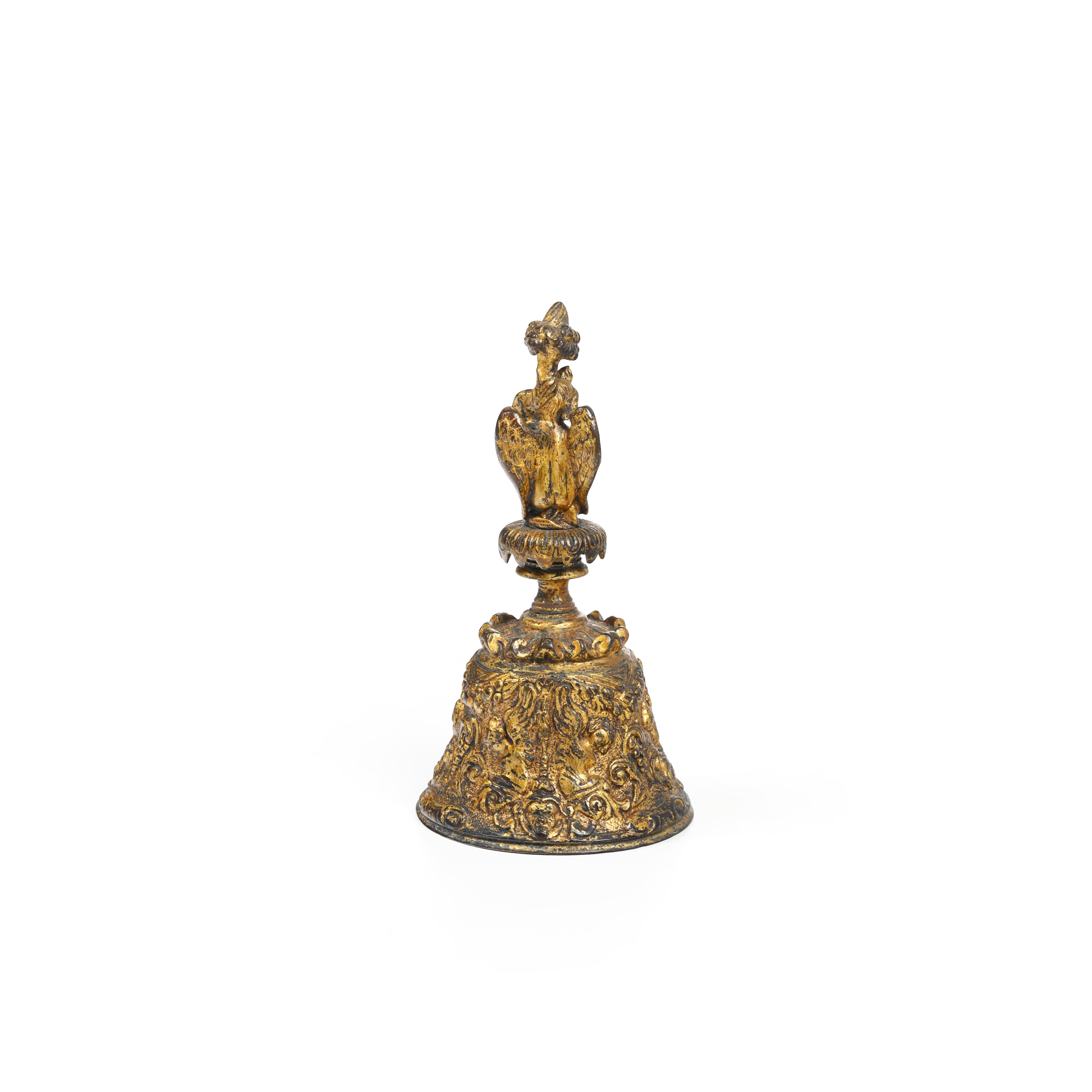 Campanello, bronzo dorato, XX secolo