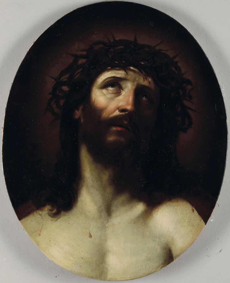 Guido Reni : Ecce Homo  - olio su tela ovale - Auction Old Masters Paintings - I - Cambi Casa d'Aste