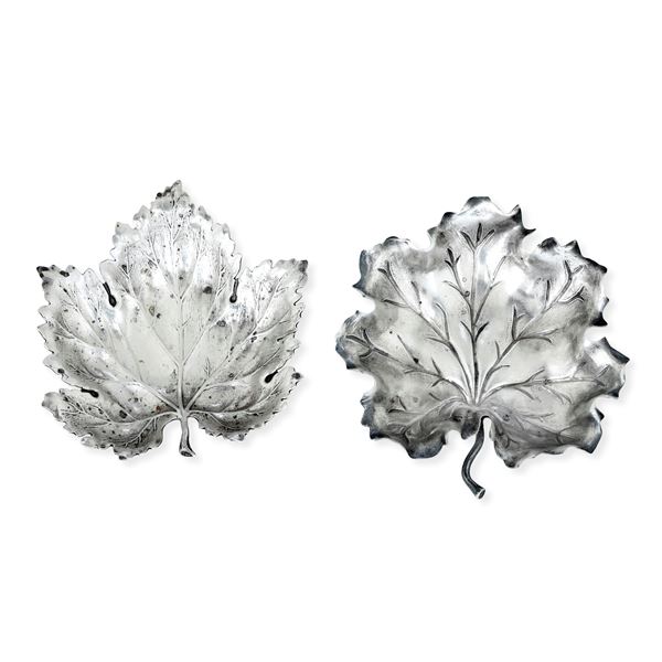 Maison Gianmaria Buccellati, Italia XX-XXI secolo Due ciotole a foglia