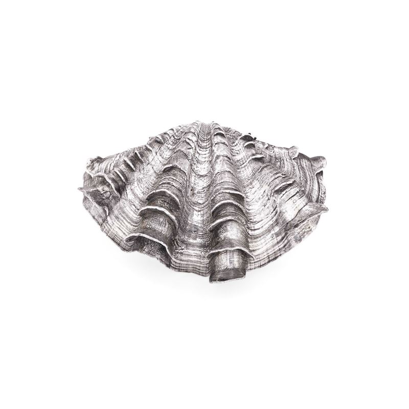 Conchiglia rivestita in argento. Maison Federico Buccellati. Italia XX-XXI secolo