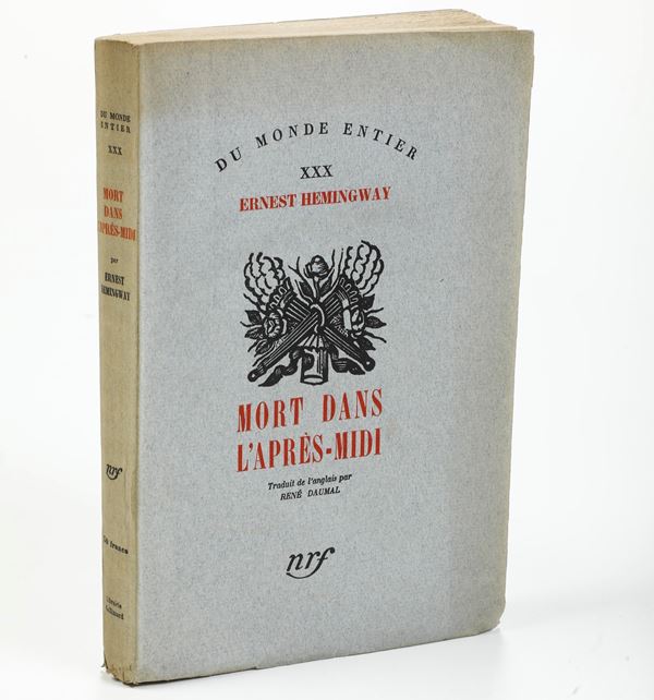 Hemingway Ernest  (1899-1961) Mort dans l'après-midi - esemplare n. 25 di 38 Paris, Gallimard, 1938