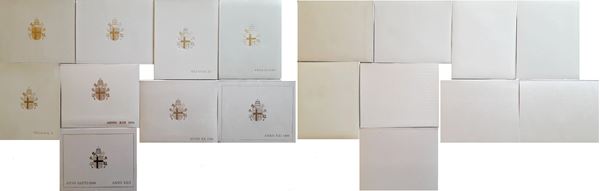Vaticano 1979 - 2000 - 9 X divisionali Lire FdC.