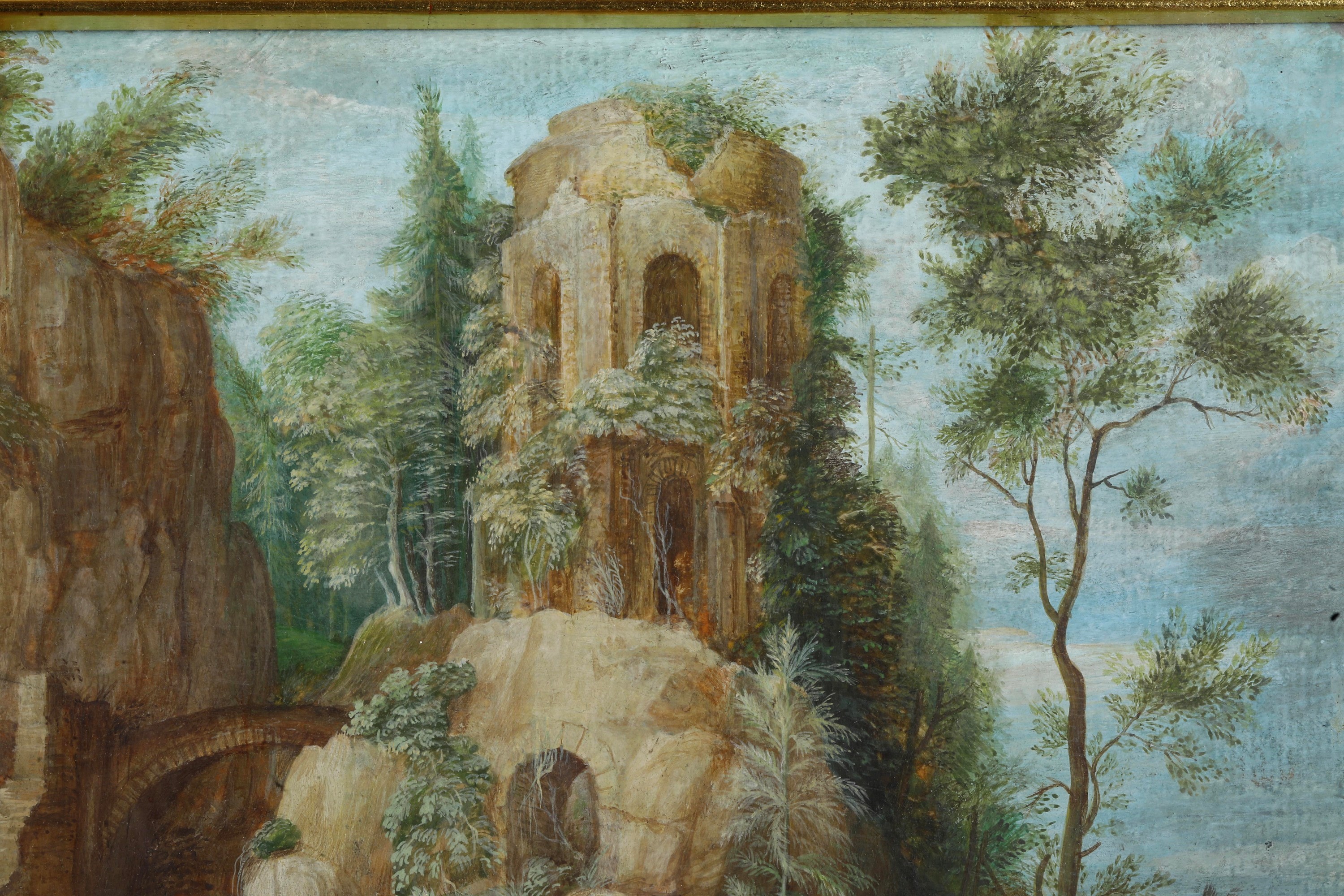 Roelant Savery - Paesaggio Montuoso con Pastori e Armenti alla Fonte