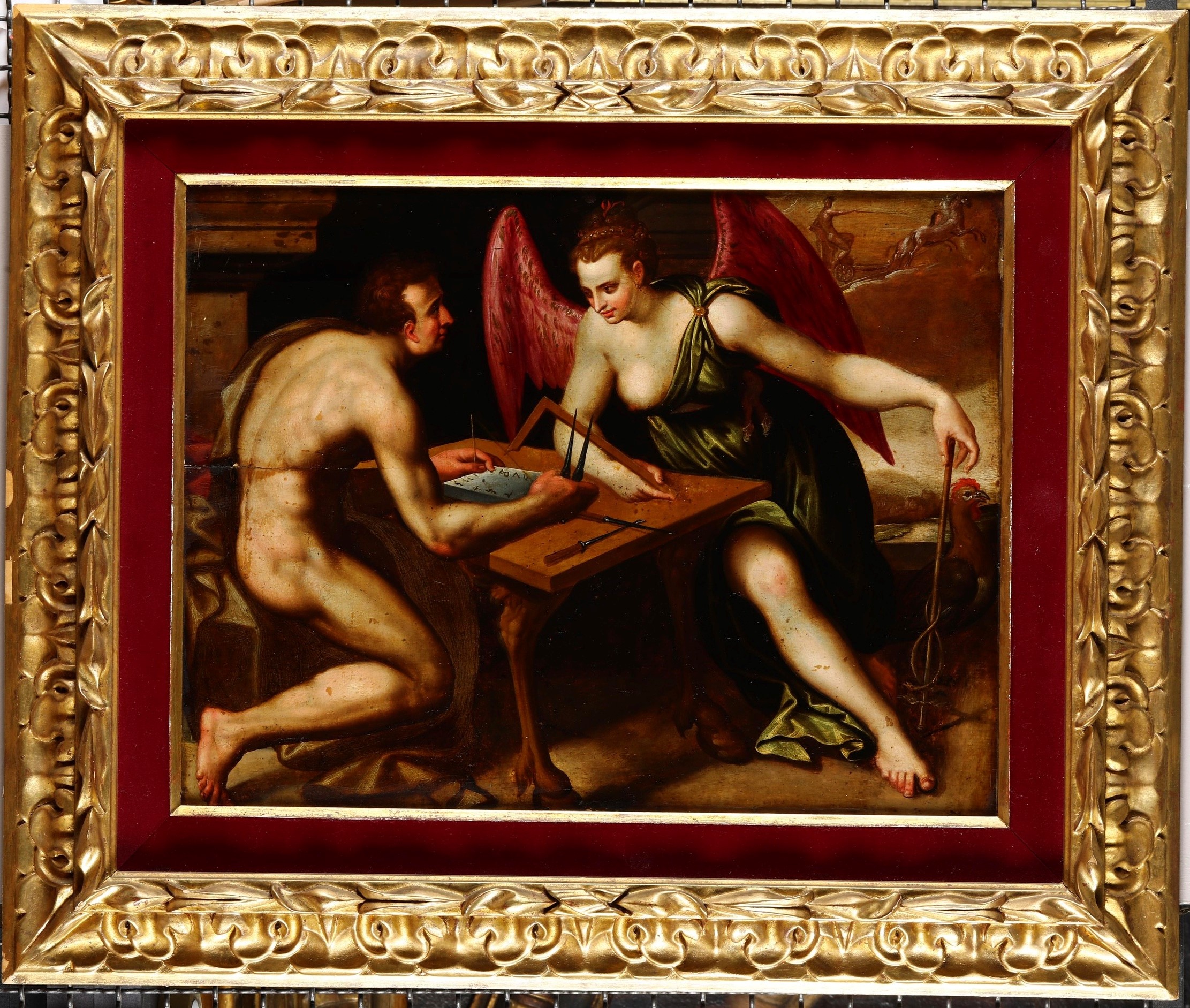 Scuola Fiamminga del XVI Secolo Allegoria della Matematica