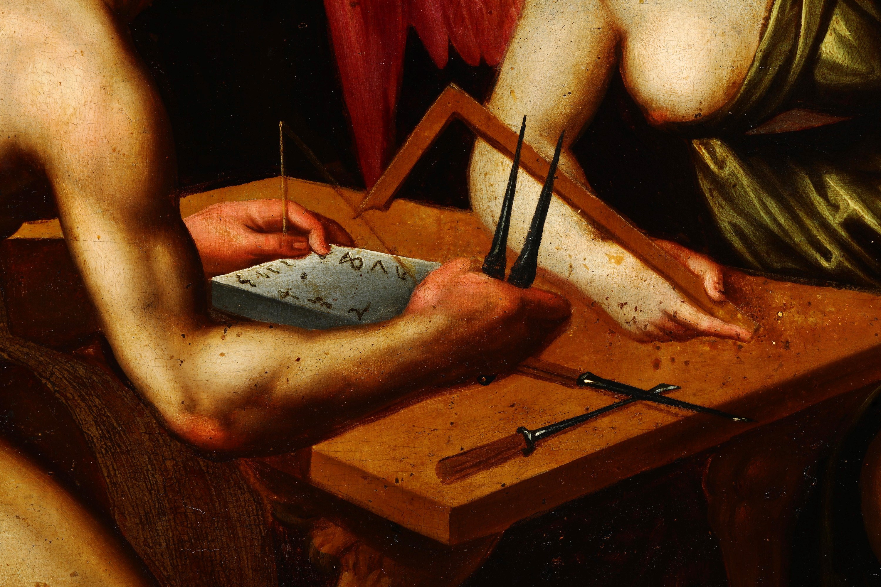 Scuola Fiamminga del XVI Secolo Allegoria della Matematica