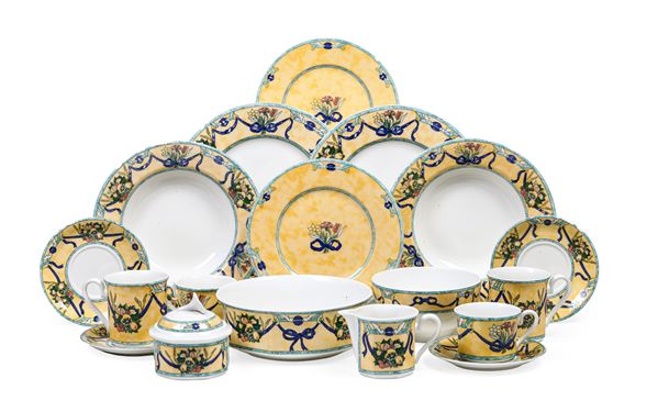 Servizio da tavola “Città e Campagna Castellina” Lussemburgo, Septofontaines, Manifattura Villeroy & Boch, fine anni ’90 del XX secolo 