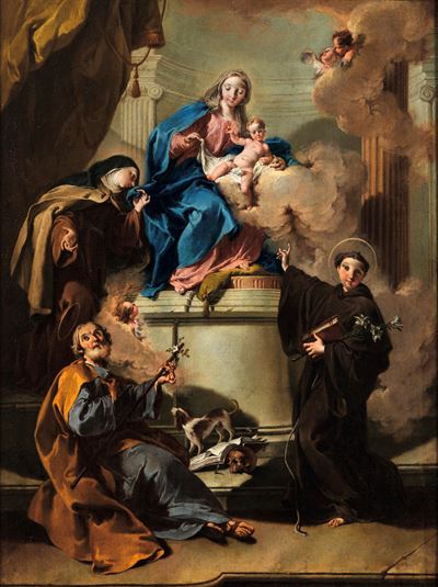 Madonna con il Bambino, Santa Teresa, San Giuseppe e Sant'antonio da Padova