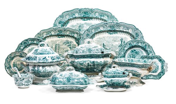 Servizio da tavola “Acropolis” Inghilterra, Cardiff (Galles), Primavesi & Sons, seconda metà del XIX secolo 