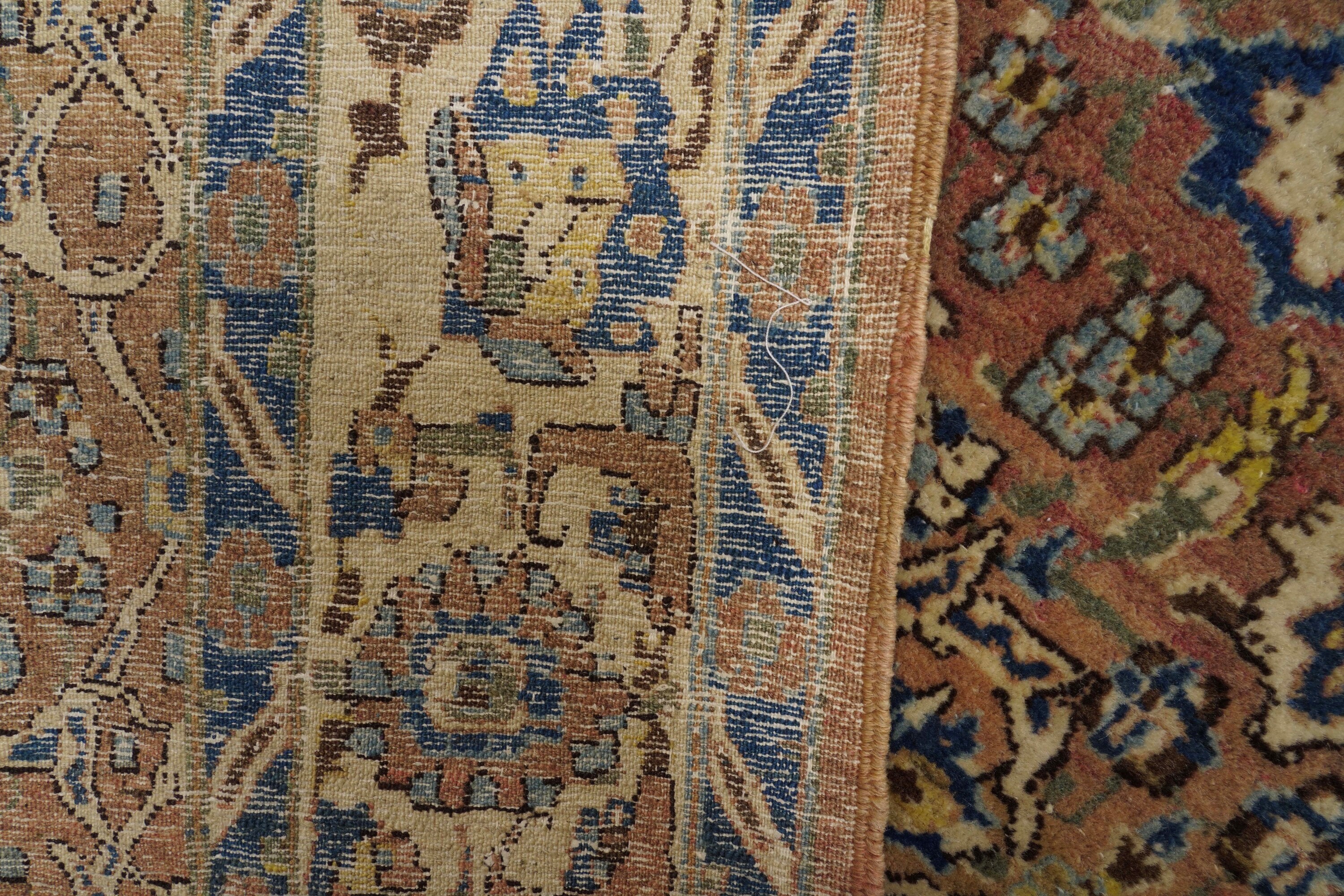 Tappeto persiano, fine XIX secolo, dimensioni cm 145x195