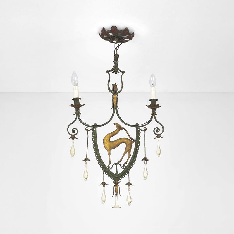 Carlo Rizzarda : Lampada a sospensione.  - Asta Fine Design - Cambi Casa d'Aste