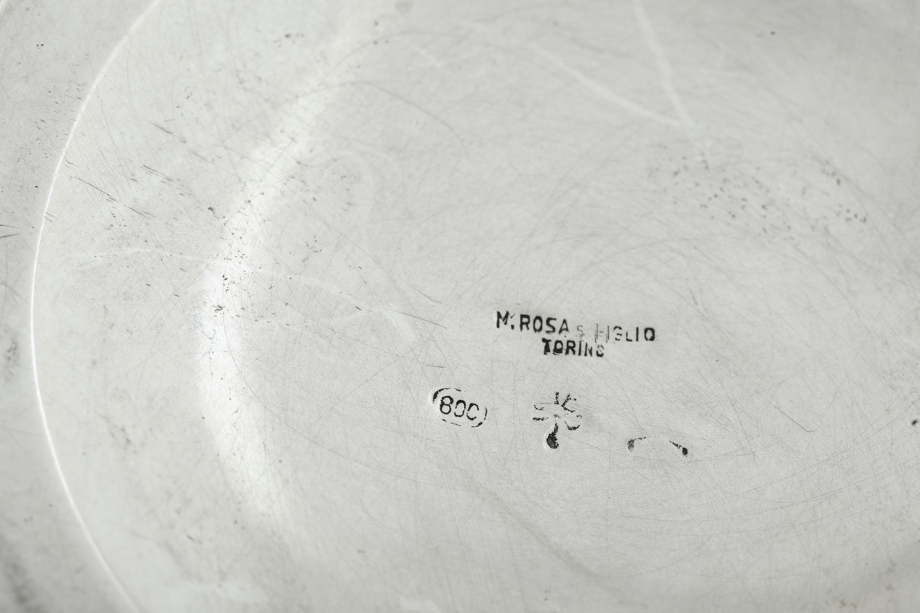 Disegnata e Realizzata da Eros Genazzi, Milano, Metà del XX Secolo Brocca Panciuta con Presa Late...