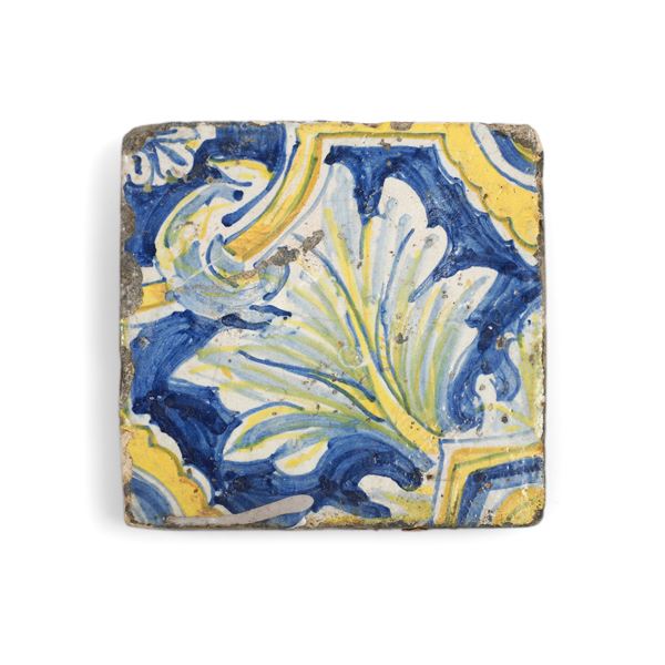 Mattonella (laggione) Savona, prima metà del XVI secolo 