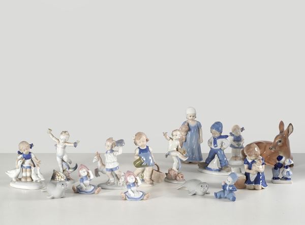 Insieme di statuine in porcellana, Copenaghen