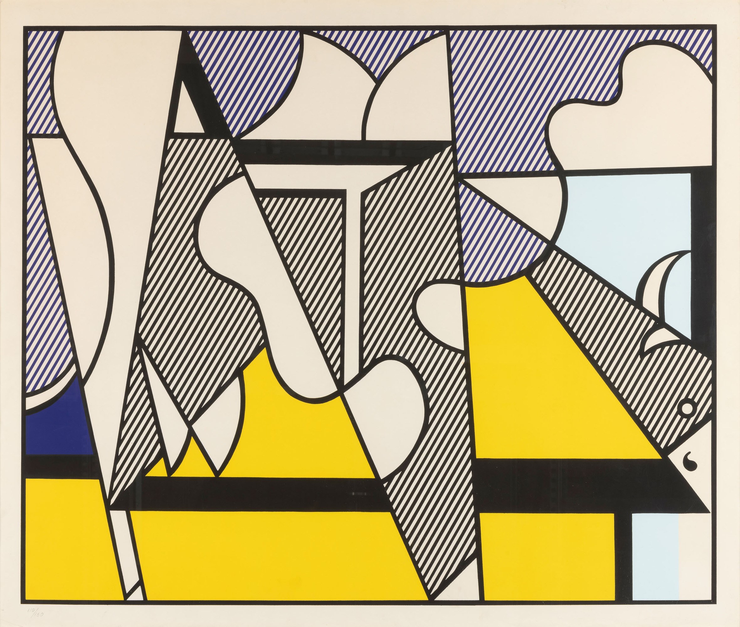 Roy Lichtenstein - Cow Triptych (cow Going Abstract)