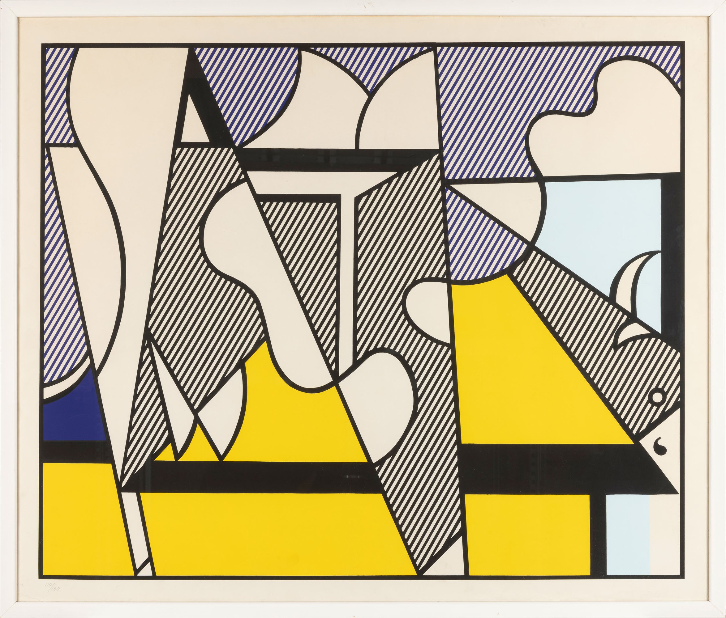 Roy Lichtenstein - Cow Triptych (cow Going Abstract)