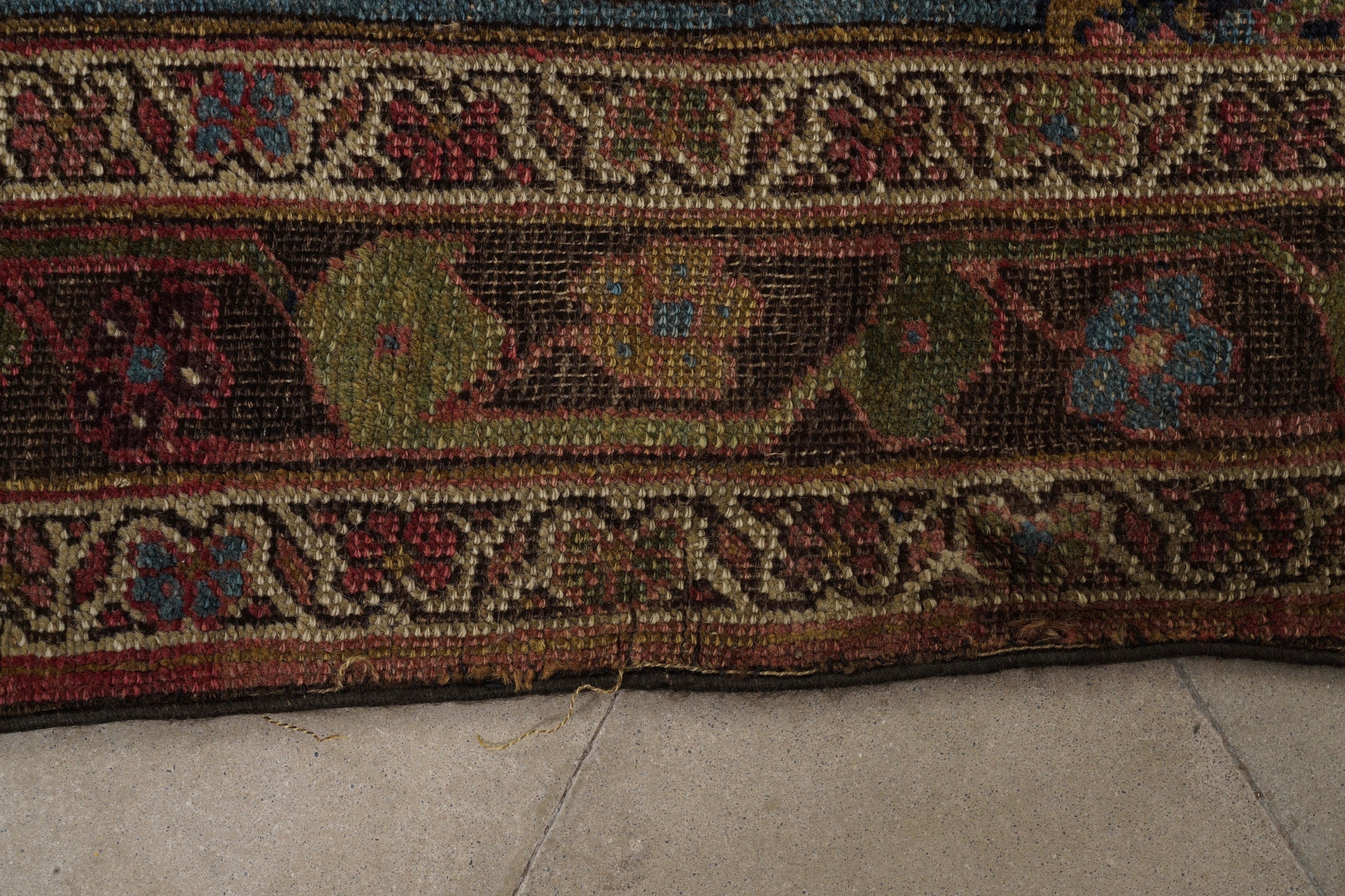 Tappeto nord-ovest Persia, Bidjar, fine XIX secolo, 136x272 cm
