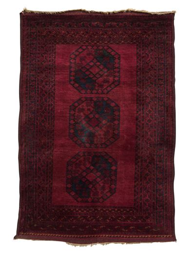 Tappeto afgano, inizio XX secolo, Cm 108 x 162