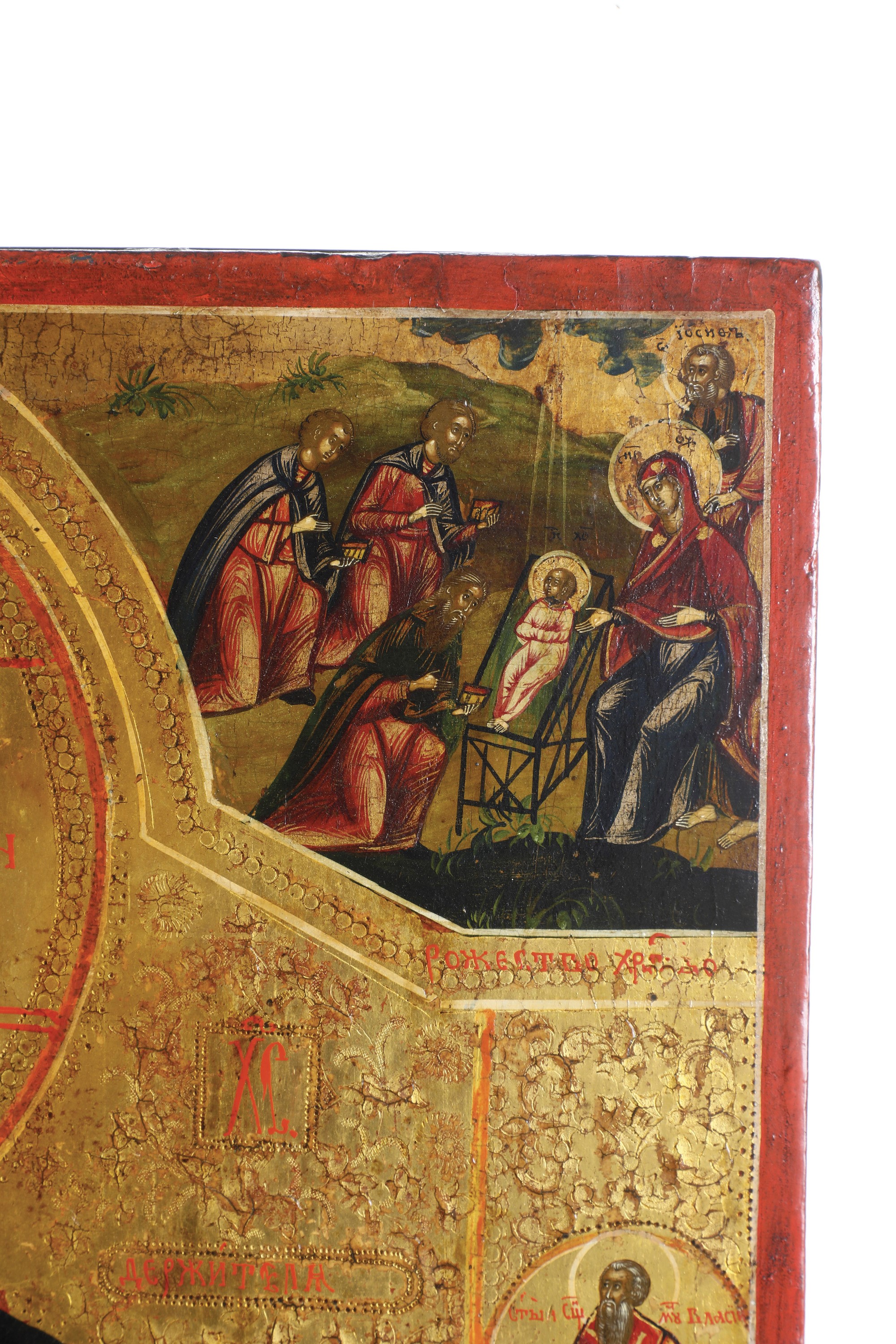 Icona con Cristo Pantocratore. Russia, XIX Secolo.