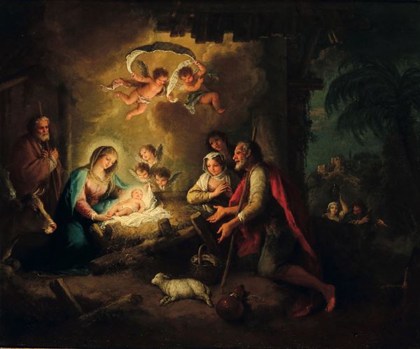 Francesco Zuccarelli - Adorazione dei pastori