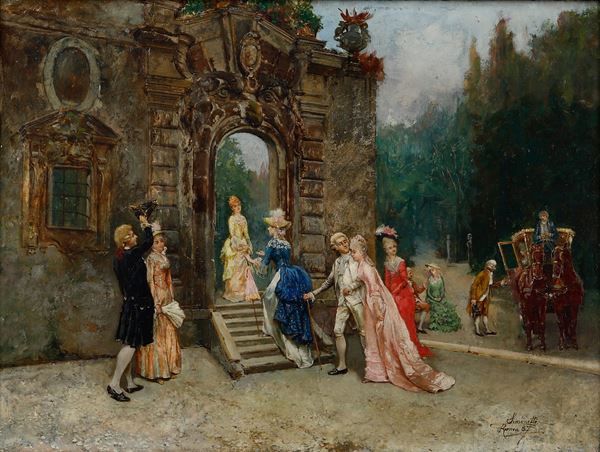 L’arrivo degli invitati