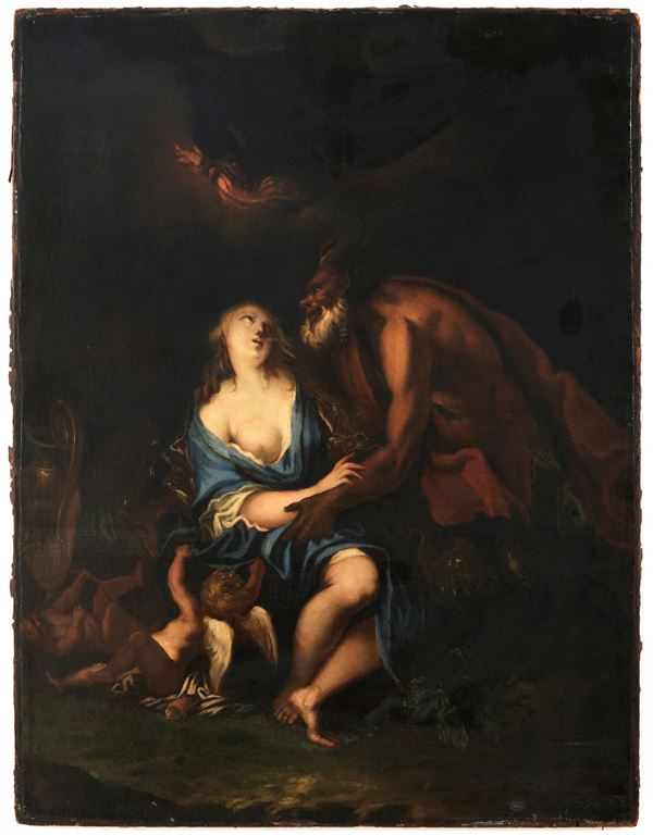 Scuola del XVII-XVIII secolo Pan e Siringa (?)