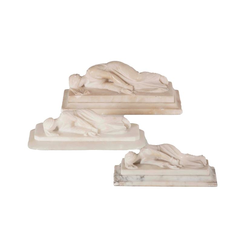 Tre sculture di Santa Cecilia, da Stefano Maderno  - Asta Oggetti d'Arte - La Wunderkammer di Ettore Mocchetti - Cambi Casa d'Aste