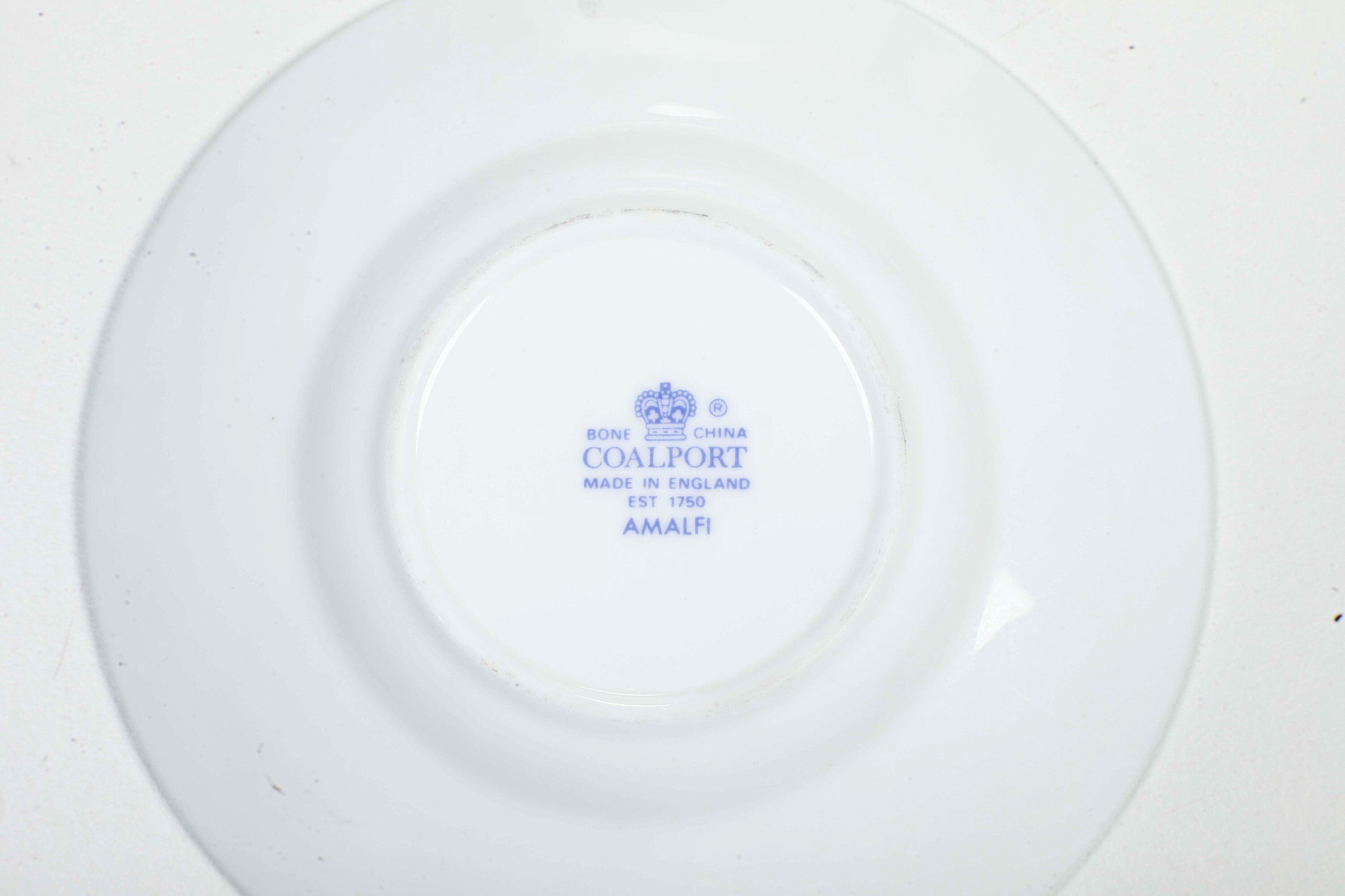 Servizio da Tavola “amalfi” Inghilterra, Manifattura Coalport, XX Secolo
