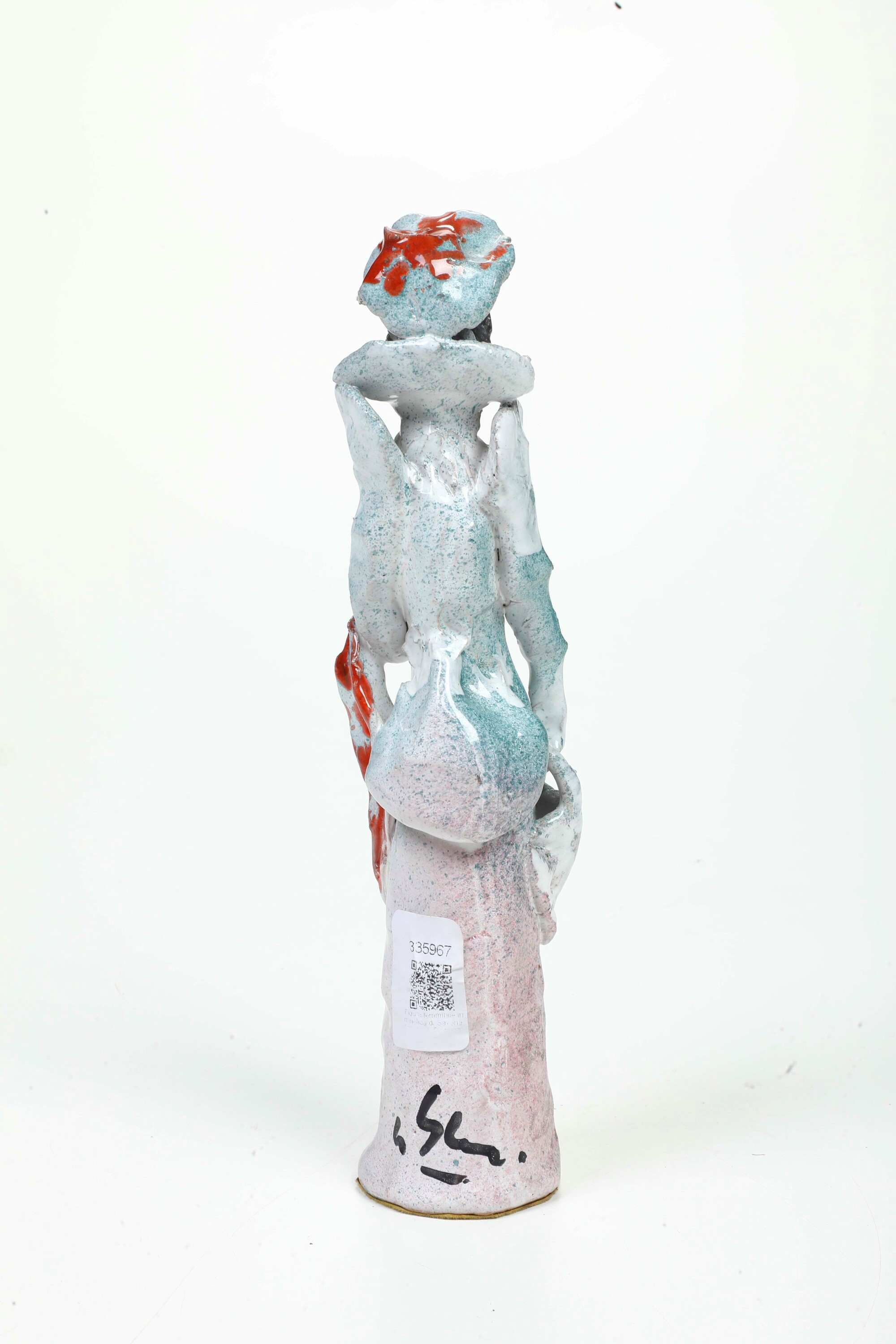 Figura di Dama.albisola, Umberto Ghersi (1913-1993), 1980 Circa.