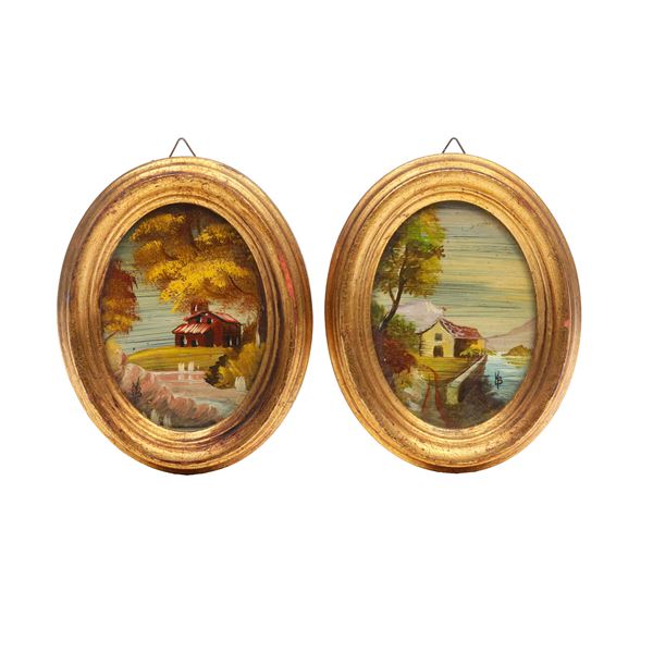 Artista del XX secolo Paesaggi fluviali