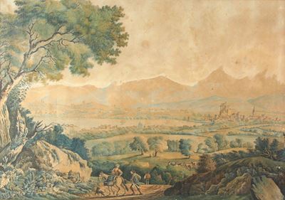 Scuola del XIX-XX Secolo Paesaggio Agreste