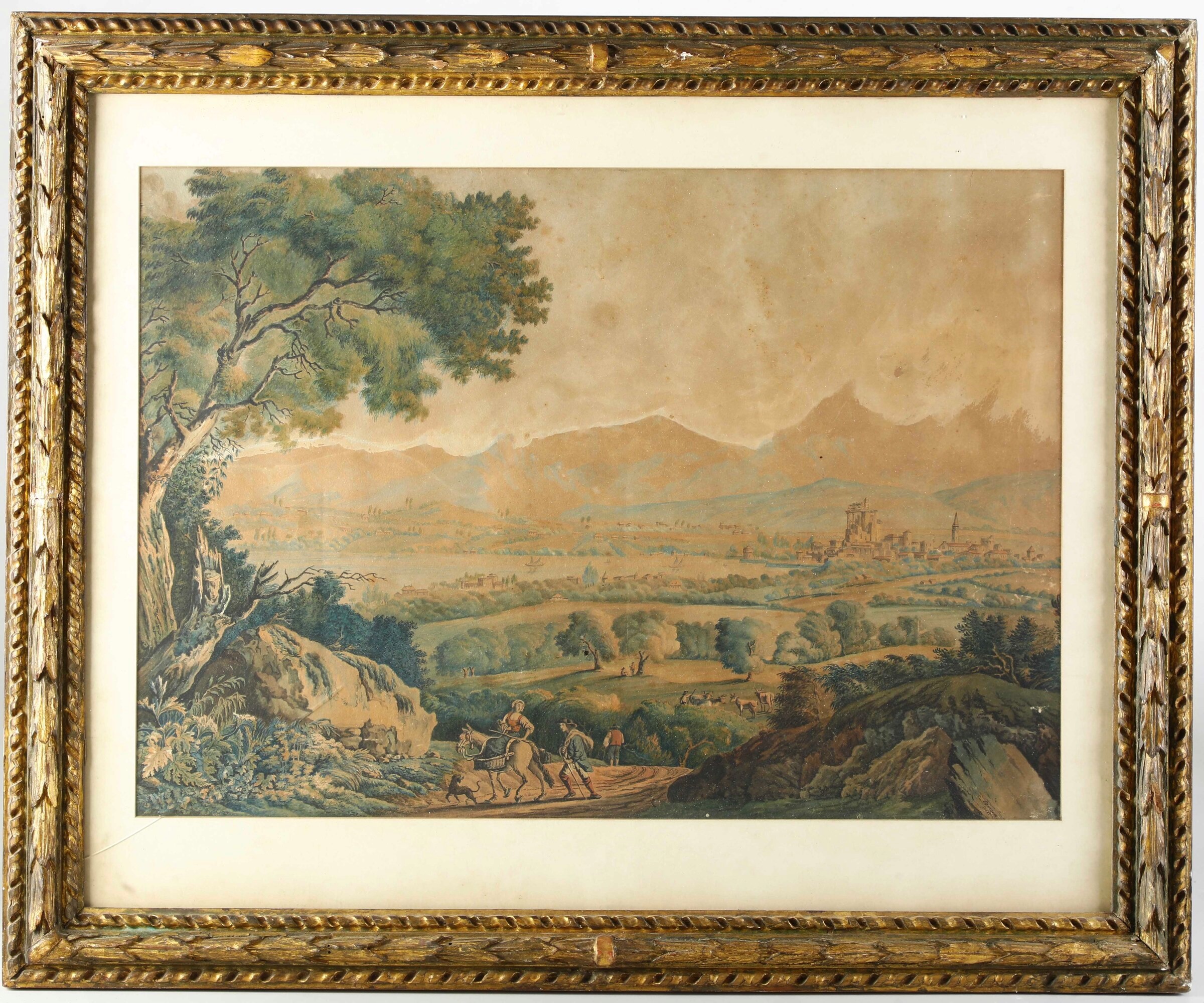 Scuola del XIX-XX Secolo Paesaggio Agreste