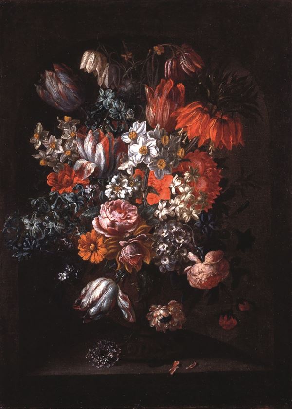 Natura morta con vaso di fiori