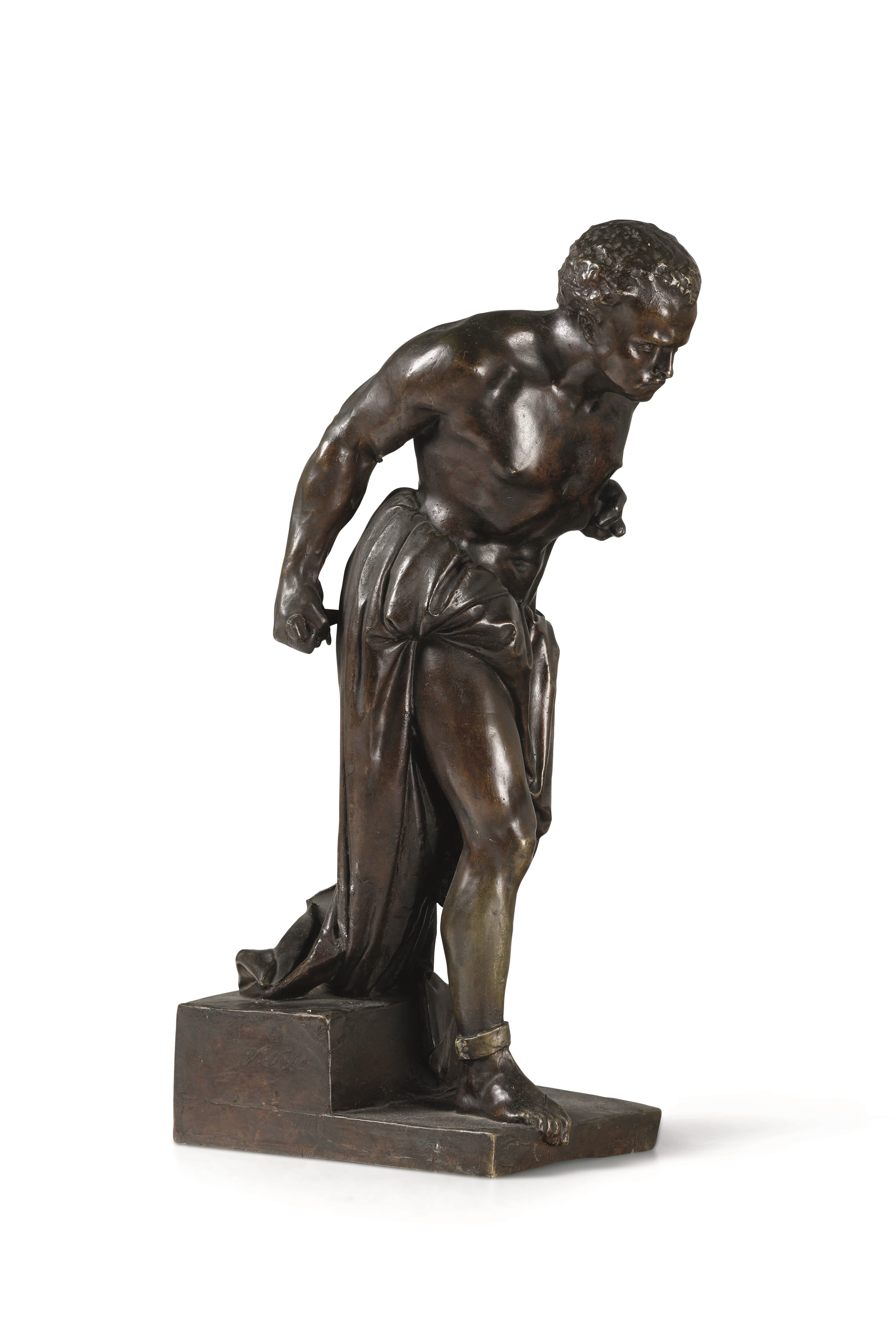 Vincenzo Vela - Spartaco, bronzo fuso e patinato