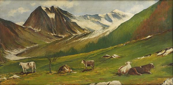 G. Federici Mucche in alpeggio