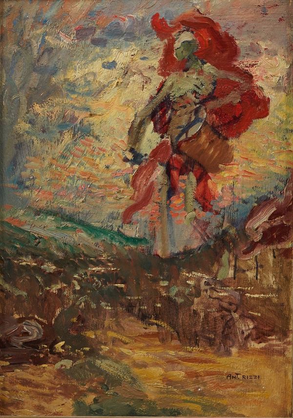 Figura in un paesaggio