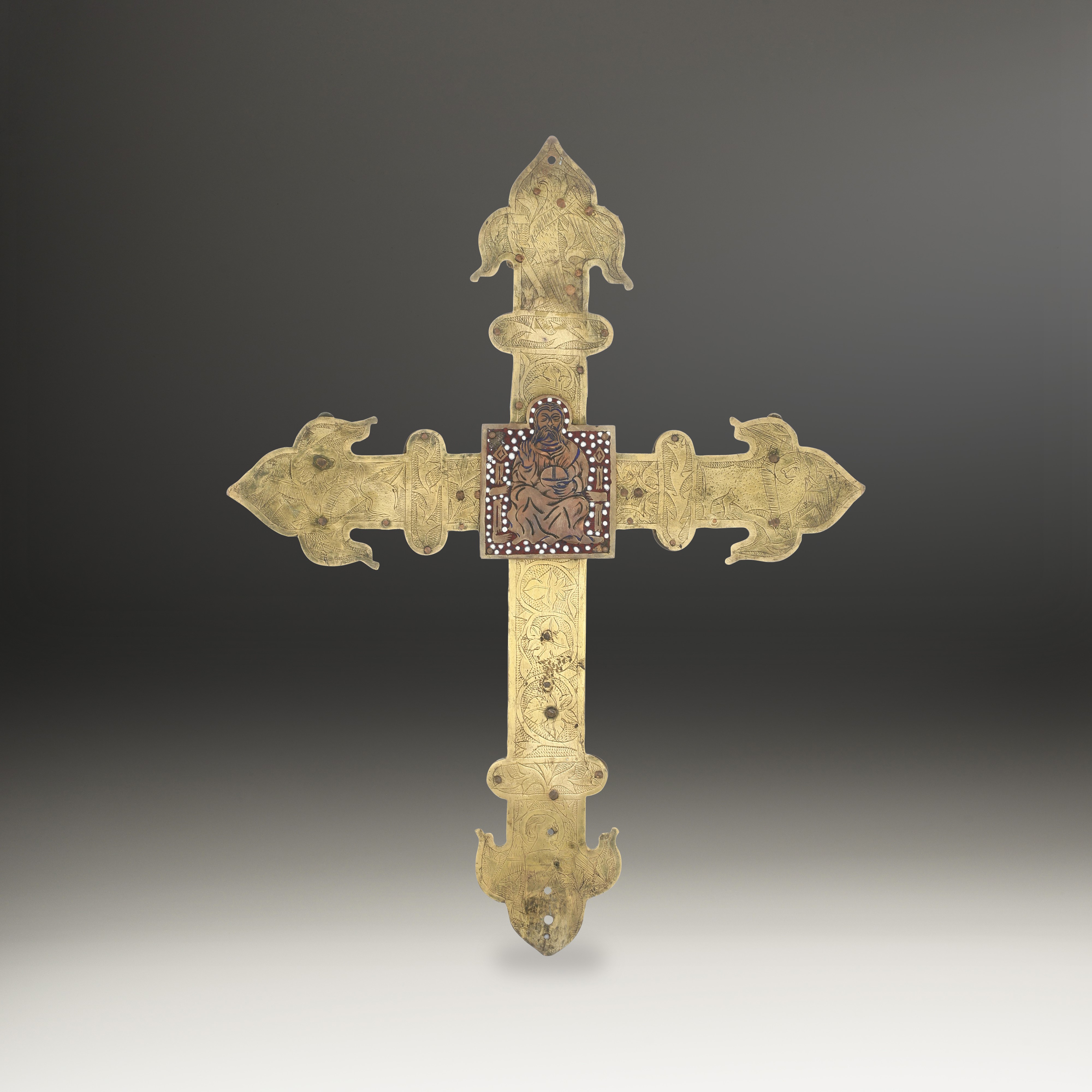 Croce Astile. Oreficeria Catalana Tardo Gotica (barcellona?), XV-XVI Secolo