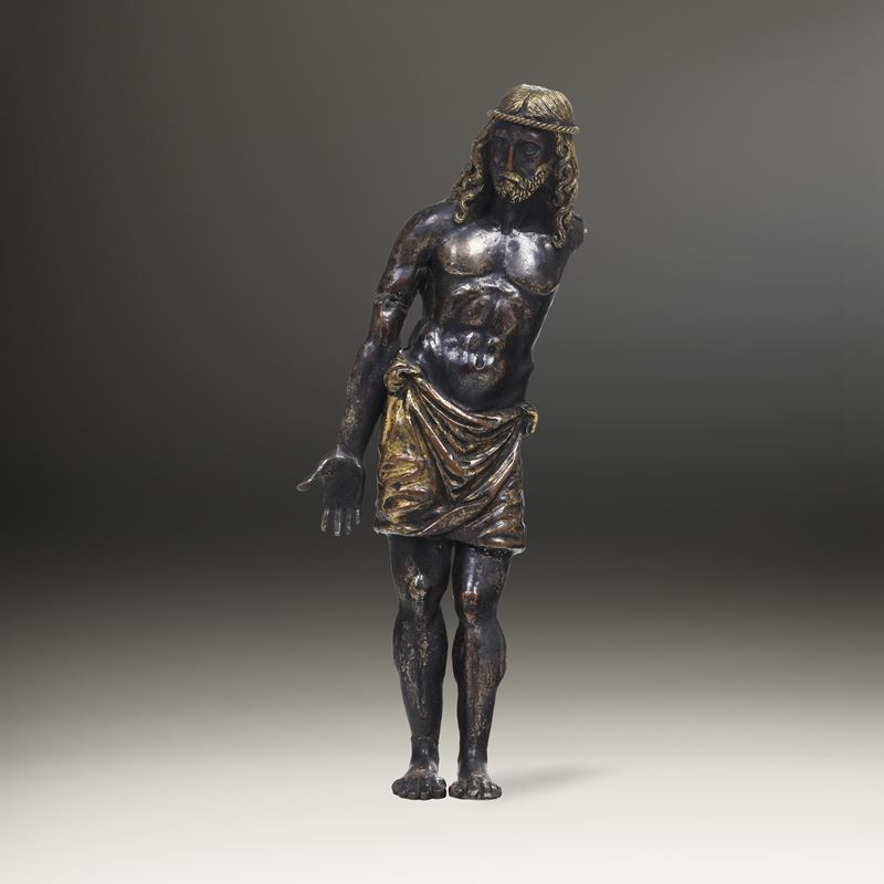 Cristo risorto. Arte rinascimentale, nord Italia, XV-XVI secolo  - Asta Scultura e Oggetti d'Arte - Cambi Casa d'Aste