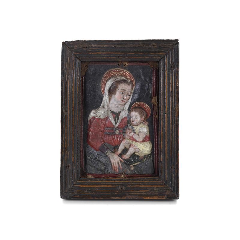 Madonna con Bambino. Arte italiana rinascimentale, XVI secolo  - Auction Sculpture and Works of Art - Cambi Casa d'Aste