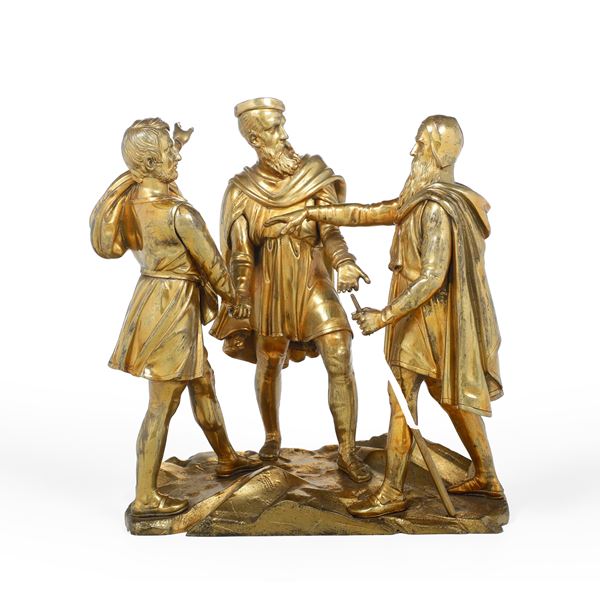 Fonditore del XIX-XX secolo Tre personaggi storici