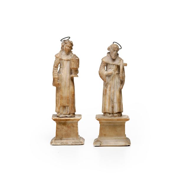 San Francesco e Santa Chiara. Arte siciliana del XVIII-XIX secolo