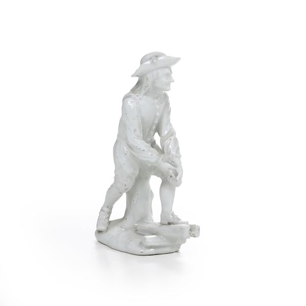 Figurina di taglialegna.<BR>Meissen, 1740 circa.